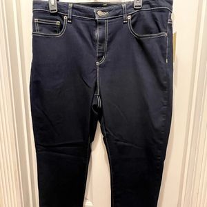MK blue jeans NWT Izzy Michael Kors skinny stretchy dark wash